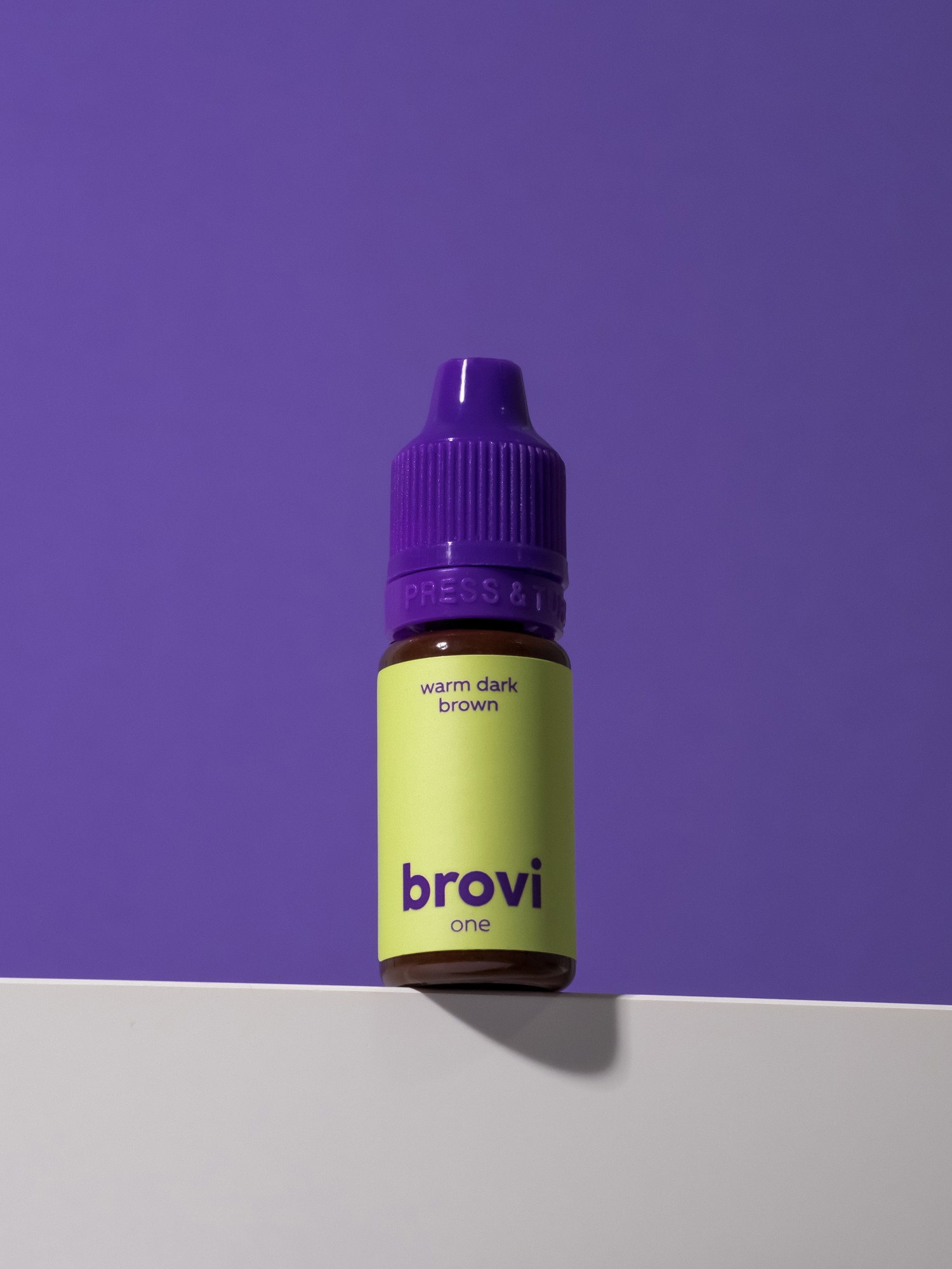 BROVI წარბის პიგმენტი  warm dark brown